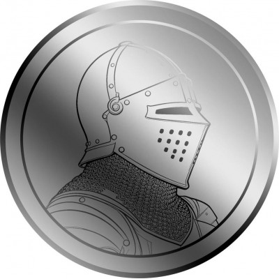 Knight Plate Armour 1/500 oz .999 Platinum Coin Liberia 2026 Card