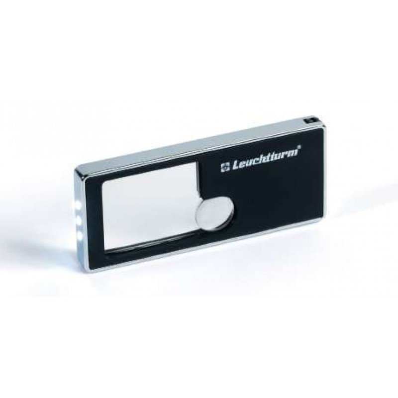 POCKET Magnifier 2.5 x magnification 10 x with light ACCESSORIES & SUPPLIES