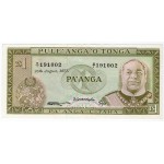 TONGA 1977 1 PANGAA King Taufaahau P19c BANKNOTE AU-UNC WORLD BANKNOTES