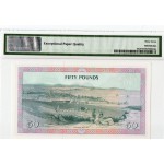 ISLE OF MAN 1983 50 POUNDS BANKNOTE QEII P39a PMG 67 EPQ QUEEN ELIZABETH II WORLD BANKNOTES
