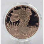 1 oz 999 Walking Liberty Dollar Fine Copper Round coin GOLD AND SILVER BULLION