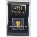 Italy Golden Football Jersey 1/1000 Oz Gold Coin GOLD AND SILVER BULLION