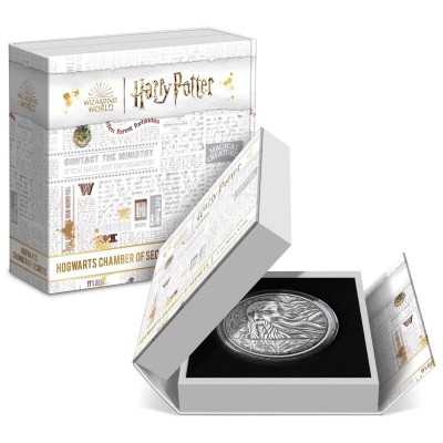 NIUE 2023 HARRY POTTER HOGWARTS Chamber of Secrets 3 OZ Silver Proof coin