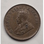 BRITISH INDIA 1/12 ANNA COIN 1924 KGV AU WORLD COINS