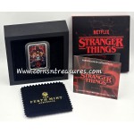 Stranger Things 2026 Season 5 Silver 1oz Coin Bar GOLD AND SILVER BULLION