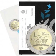 SAN MARINO 2024 DECLARATION OF CIVIL RIGHTS 2 EURO COIN