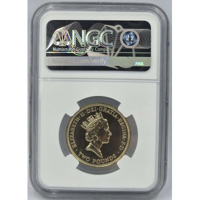 GREAT BRITAIN 1986 £2 COMMONWEALTH GAMES NGC MS67