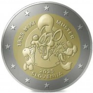 SLOVENIA 2025 Miki Muster 100th anniversary 2 euro coin
