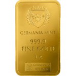 Germania Pure Gold bar 999.9 1 gr sealed in Blister pack GOLD AND SILVER BULLION