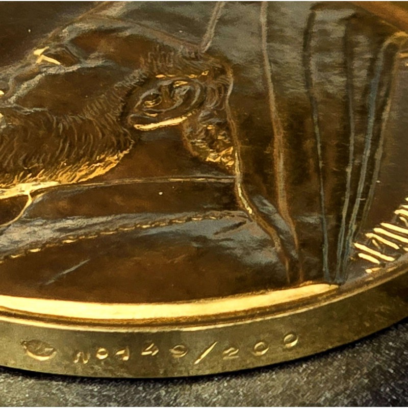 CYPRUS 1966 (1975) GOLD 5 POUNDS MAKARIOS NUMBERED RARE COIN WORLD COINS