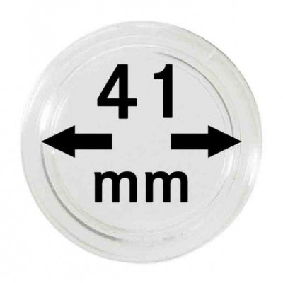 Coin capsules for coins Ø 41mm - Pack of 10