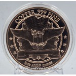 Capped Bust 1 oz 999 Fine Copper Round GOLD AND SILVER BULLION