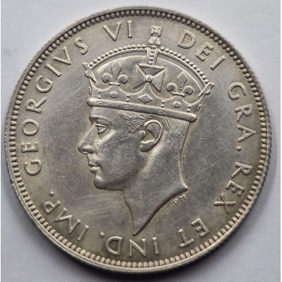 CYPRUS 18 PIASTRE 1940 SILVER COIN KGVI IN AU-UNC