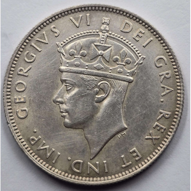 CYPRUS 18 PIASTRE 1940 SILVER COIN KGVI IN AU-UNC WORLD COINS