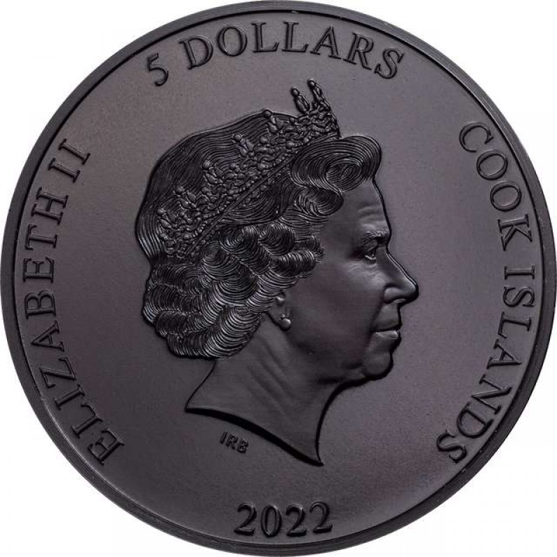 Palau 2022 Iron Maiden Number of the Beast 1 oz Silver Coin GOLD AND SILVER BULLION