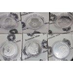 CONGO GORILLA SET OF 6 SILVER 1 OZ COINS 2015 - 2020 Scottsdale Mint GOLD AND SILVER BULLION