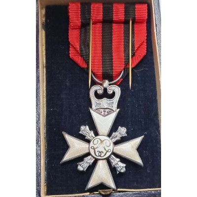 Belgium Civil Decoration Medal for Long Service with Rippon in box