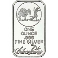 Silver Towne 1 oz .999 Prospector Silver Bar