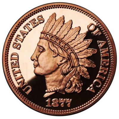 Indian Head Cent 1 oz .999 Fine Copper Round coin