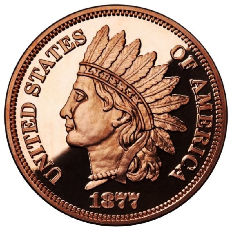 Indian Head Cent 1 oz .999 Fine Copper Round coin GOLD AND SILVER BULLION