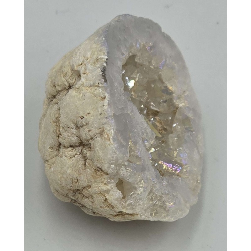 Angel Aura Quartz Crystal Geode Gem Uncut crystal stone ANTIQUES & OTHER COLLECTIBLES