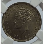 CYPRUS 1 SHILLING COIN 1949 UNC NGC MS64 WORLD COINS