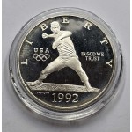 USA 1992 Barcelona Olympics baseball Silver Dollar Coin WORLD COINS