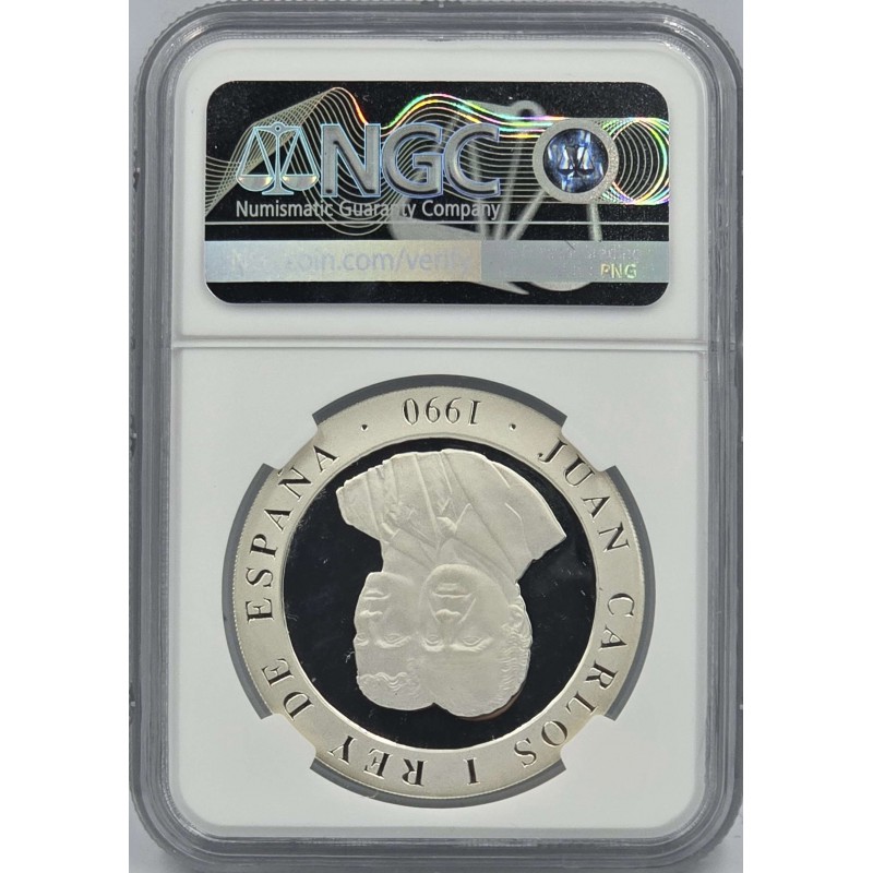 SPAIN SILVER PROOF BARCELONA OLYMPICS 1992 ARCHERY NGC PF69 UCA WORLD COINS
