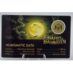 HALLOWEEN WITCH 1/1000 Oz Gold .999 Coin Chad GOLD AND SILVER BULLION