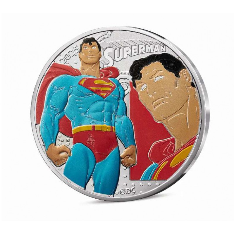 France 2025 SUPERMAN DC Comics Silver Coin 50€ Euro WORLD COINS