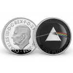 UK 2026 Pink Floyd 1oz Silver 999 Proof Colored Coin GOLD AND SILVER BULLION