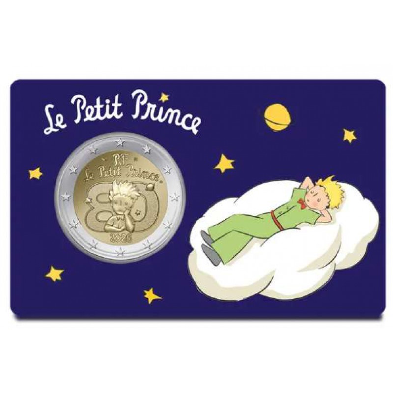 France 2026 The Little Prince 4 x coin cards 2 euro Coins WORLD COINS