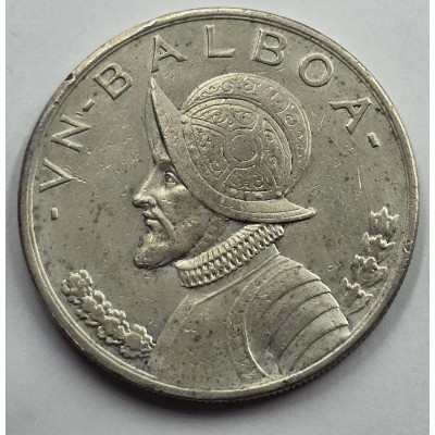 Panama 1 Balboa silver coin 1931 rare