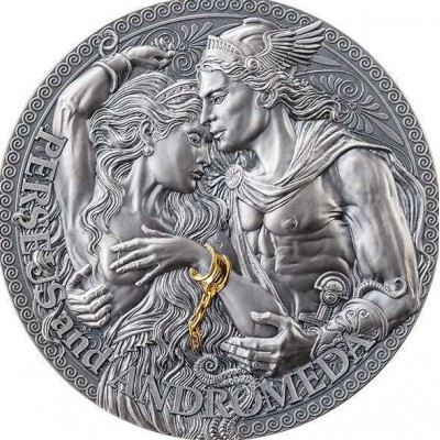 Perseus and Andromeda 2023 Great Greek Mythology 2 Oz Silver Coin