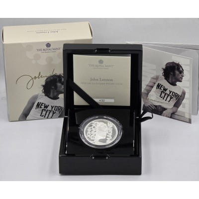 UK 2025 John Lennon Music Legends 2 oz Silver Proof Coin