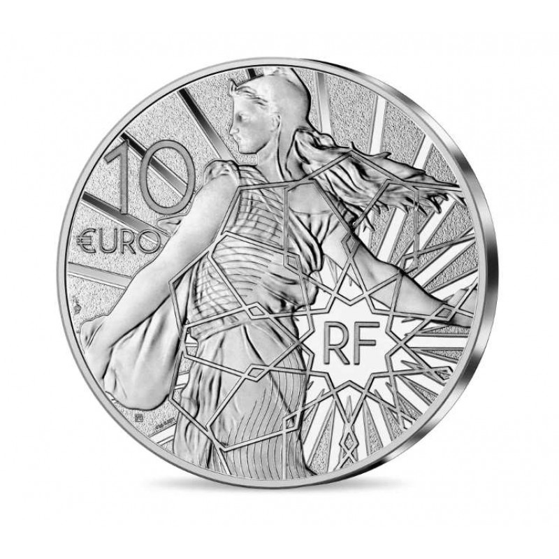 France 2023 King Midas Myths + Wealth 10€ silver Proof coin WORLD COINS