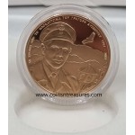 CYPRUS EOKA GOLD PROOF COIN AUXENTIOU 1957 - 2007 WORLD COINS
