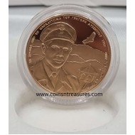 CYPRUS EOKA GOLD PROOF COIN AUXENTIOU 1957 - 2007