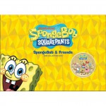 SpongeBob SquarePants and Friends 2025 Collector Coin in Card GOLD AND SILVER BULLION