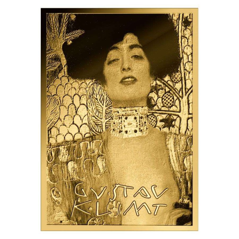 Gustav Klimt Judith and the Head of Holofernes 1/1000 Oz Gold Coin 3000 Francs Chad 2024 GOLD AND SILVER BULLION