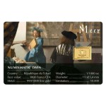 Vermeer The Art of Painting 1/1000 Oz Gold Coin 3000 Francs Chad 2024 GOLD AND SILVER BULLION
