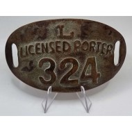 CYPRUS Railway Licensed porter EMBLEM BUDGE MEDAL L