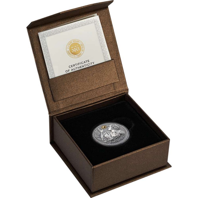 Icarus Greek Mythology 1 Oz Silver Coin Cameroon 2025 GOLD AND SILVER BULLION