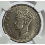 CYPRUS 2 SHILLINGS COIN 1949 UNC KGVI NGC MS62 WORLD COINS