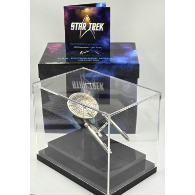 STAR TREK USS ENTERPRISE NCC 1701 3 Oz Silver Coin Samoa 2024