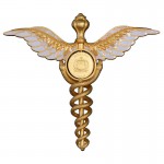 STAFF OF HERMES CADUCEUS 2 Oz Silver Coin 5$ Samoa 2025 GOLD AND SILVER BULLION