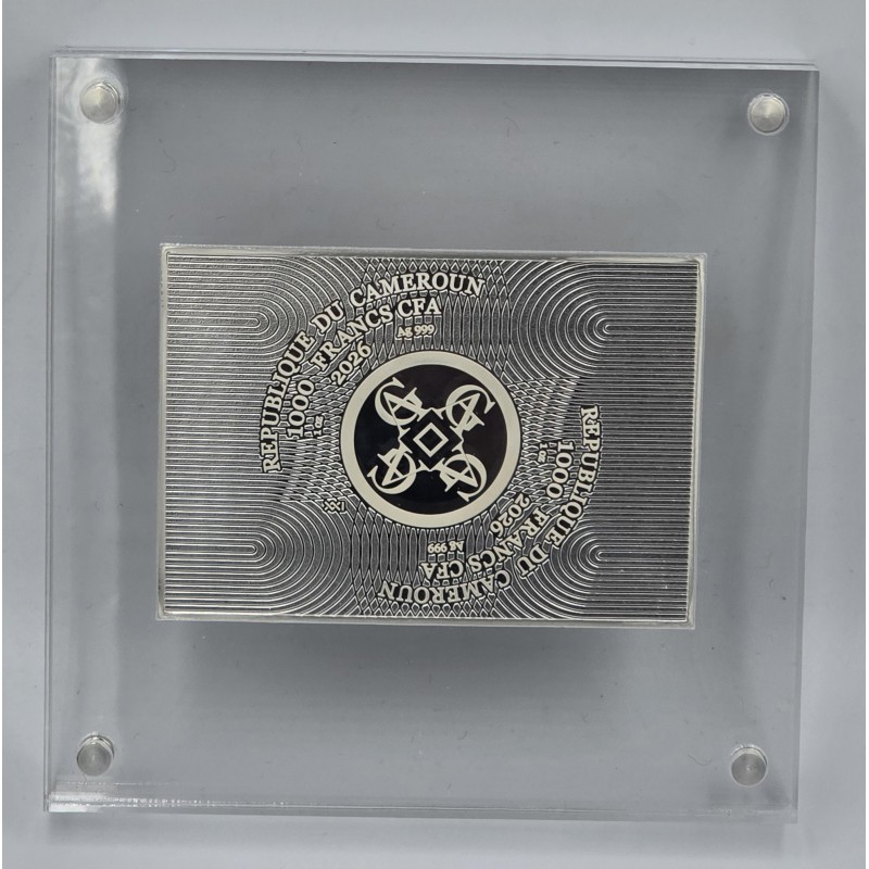 BIRTH OF VENUS 2026 Botticelli 1 Oz Silver Coin Bar Cameroon GOLD AND SILVER BULLION