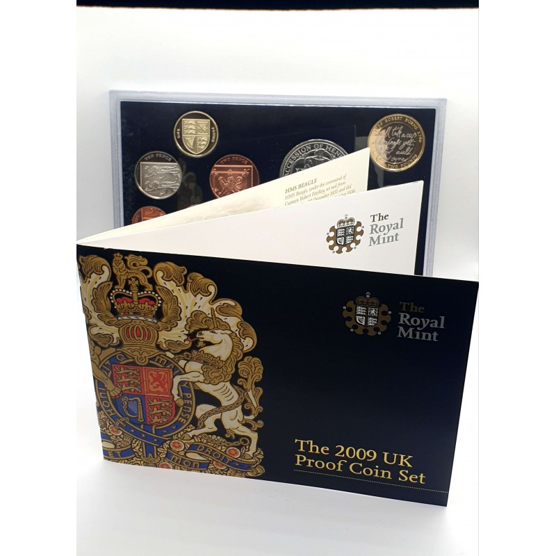 UK GREAT BRITAIN 2009 PROOF BU Coin Set KEW GARDENS 50p WORLD COINS