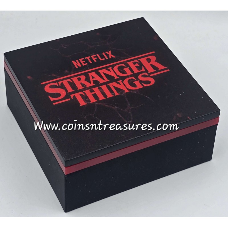 Stranger Things 2026 Season 5 Silver 1oz Coin Bar GOLD AND SILVER BULLION