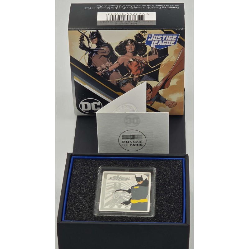 France 2025 DC Comics Batman silver bar Proof coin WORLD COINS